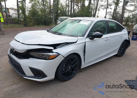 2024 Honda Civic Sport z USA, uszkodzony, nr VIN 2HGFE2F52RH503288